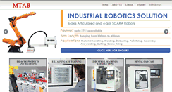 Desktop Screenshot of mtabindia.com